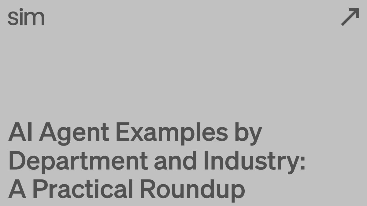 AI Agent Examples by Department and Industry: A Practical Roundup