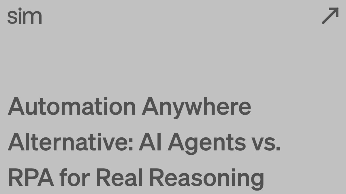 Automation Anywhere Alternative: AI Agents vs. RPA for Real Reasoning