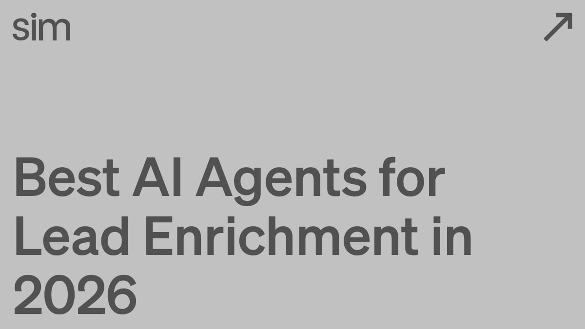 Best AI Agents for Lead Enrichment in 2026