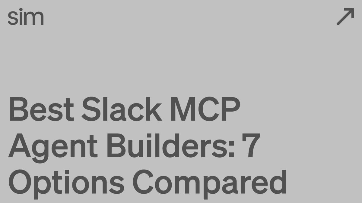 Best Slack MCP Agent Builders: 7 Options Compared